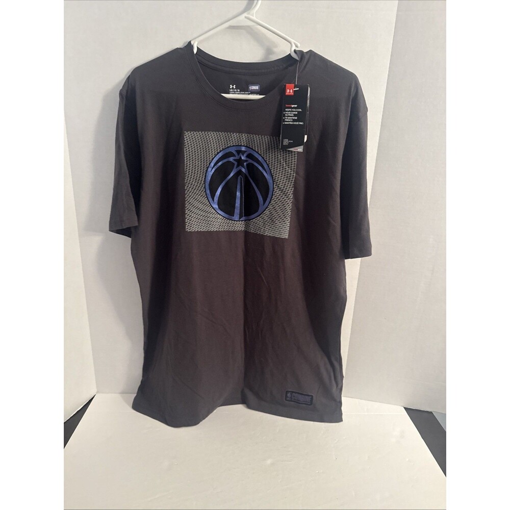 Washington Wizards Shirt Mens Large NBA Basketball Combine HeatGear Tee NWT
